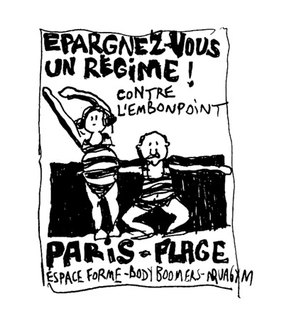 épargnez-vous un régime ! contre l'embonpoint Paris-Plage aquagym body boomer